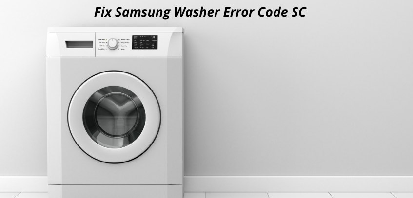 Fix Samsung Washer Error Code SC