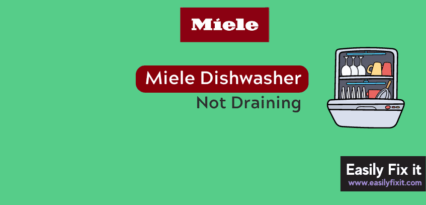Fix Miele Dishwasher Not Draining