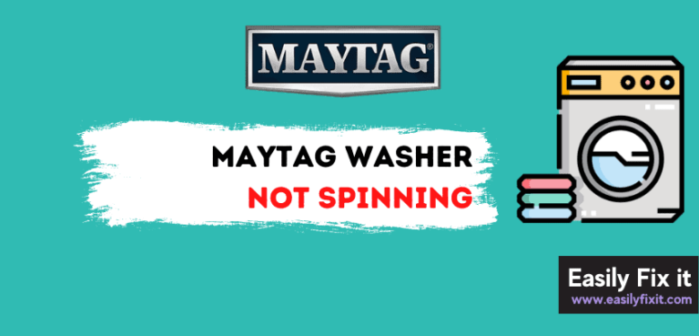 Maytag Bravo Washer Not Spinning