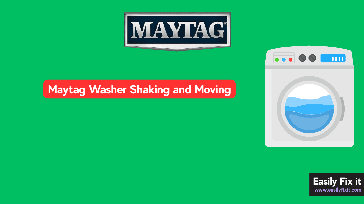 Maytag Washer Shaking and Moving? Try these FIXES!